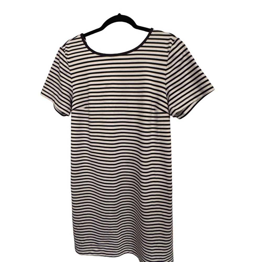 Draper James Striped Short Sleeve Dress